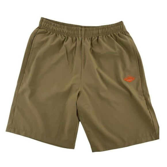 Outdoor Shorts Mens Size XL Quick Dry Lightweight Drawstring Elastic Waist Khaki - Picture 1 of 7